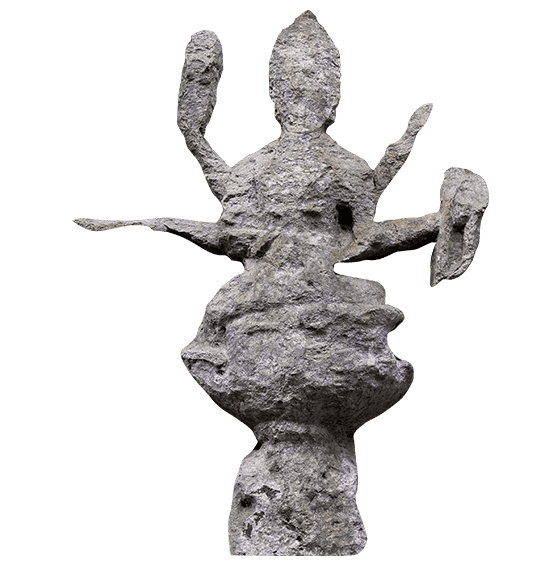 愛染明王坐像(あいぜんみょうおうざぞう)＜ホキ石仏第一群＞